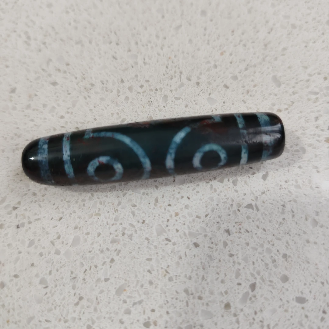 各种图腾古象雄瑟珠，尺寸，长57.9直径12.8