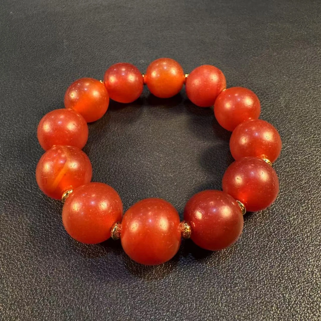 二十世纪红玛瑙手串333-754