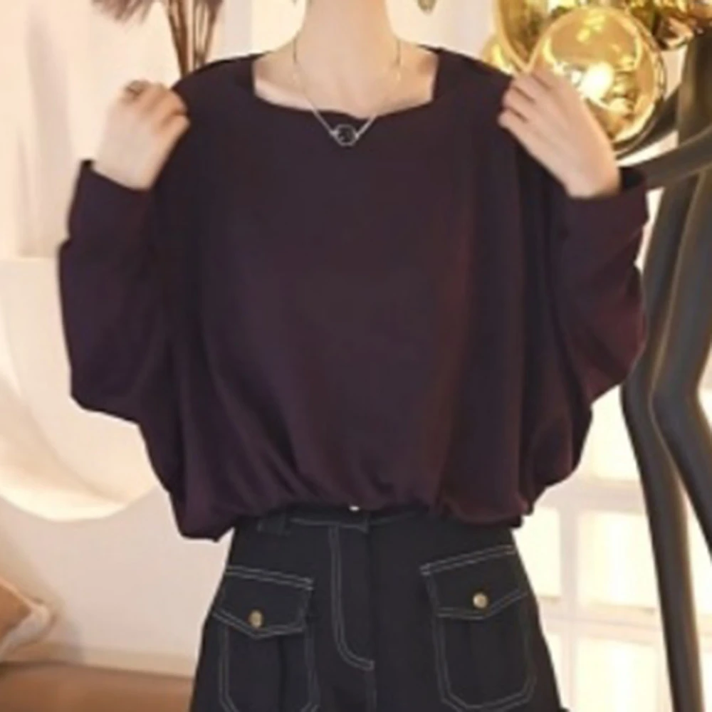 新款纯色极简休闲轻薄松弛感上衣C5836