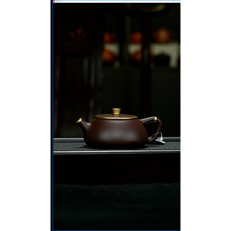 D0295宜兴紫砂石瓢壶