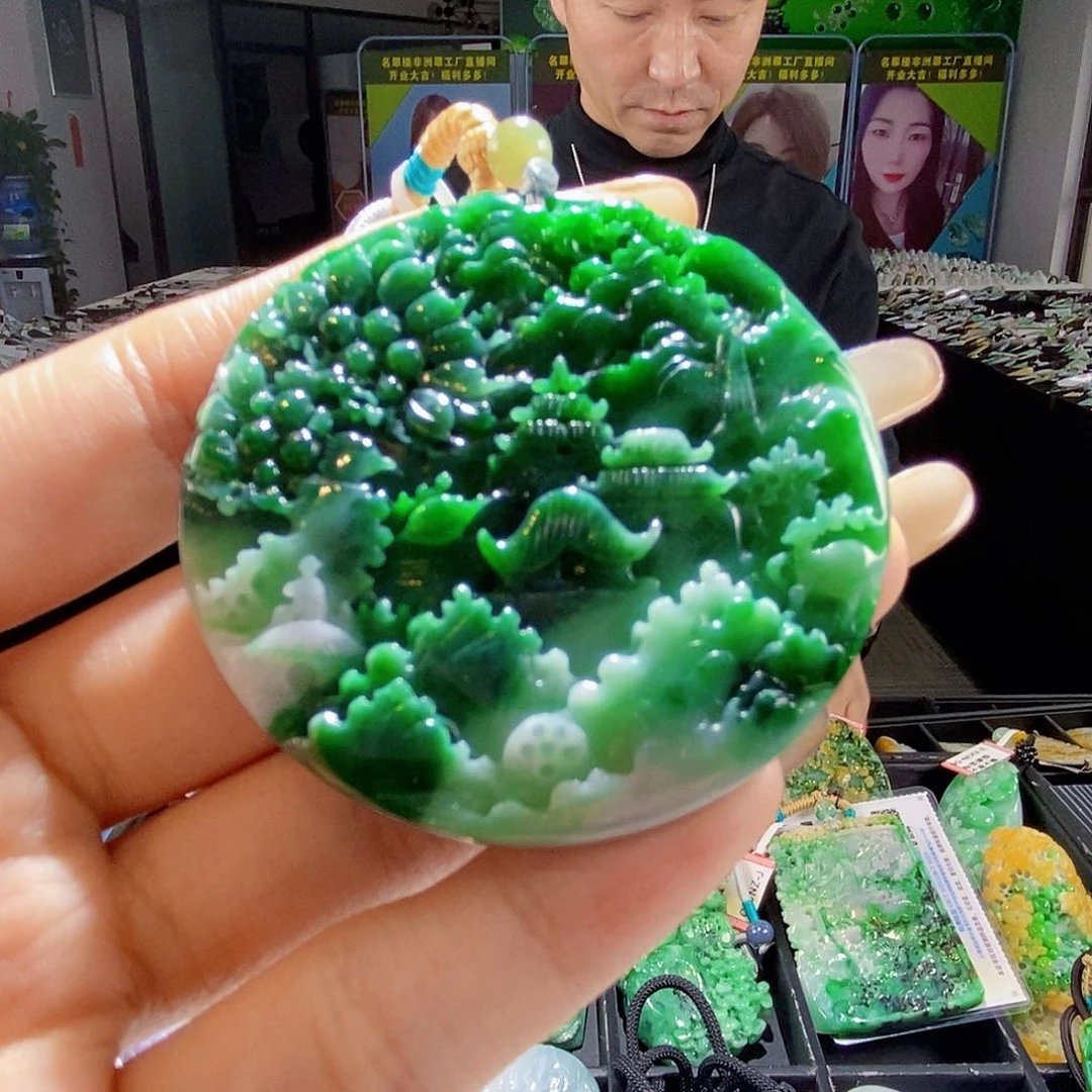 颈饰未镶嵌翡翠翡翠