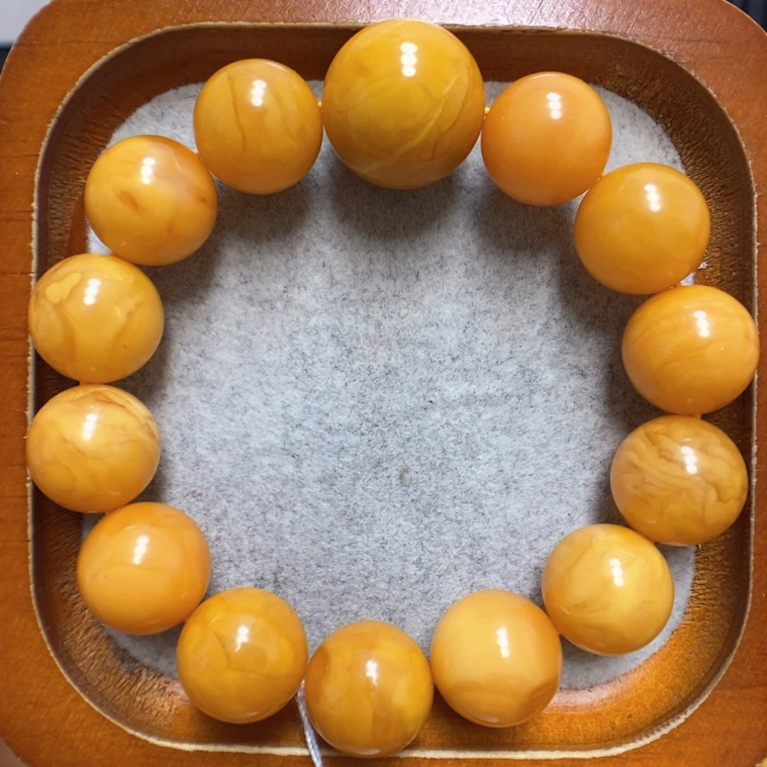 蜜蜡手串未镶嵌蜜蜡手串