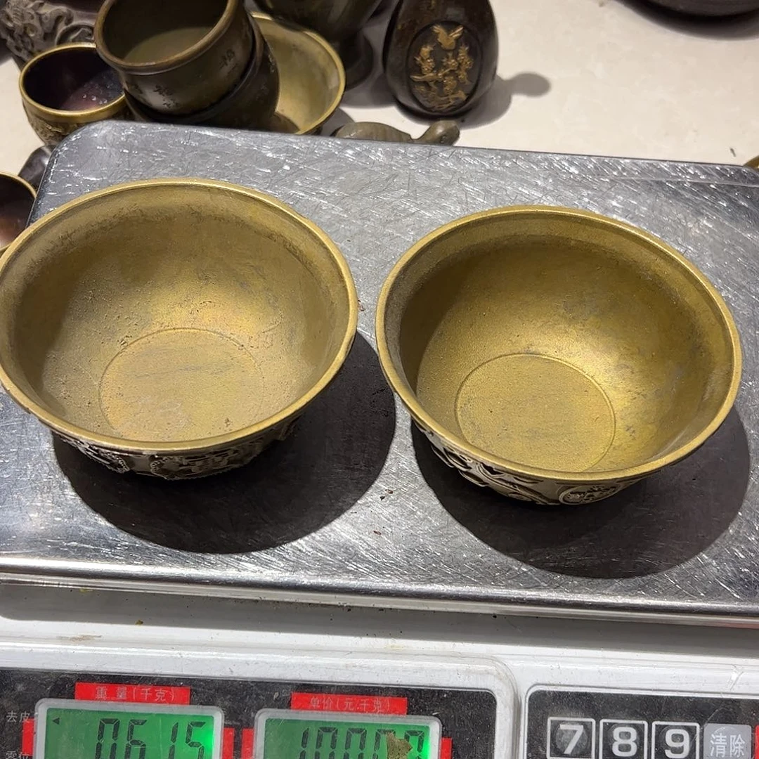 高****)微瑕疵黄铜摆件工艺品