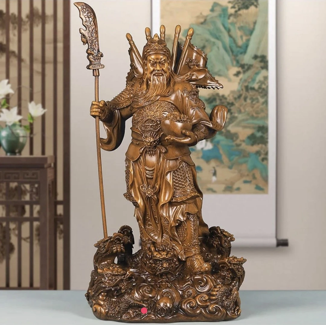 36寸招财元宝关公摆件关公武财神像办公室公司开业