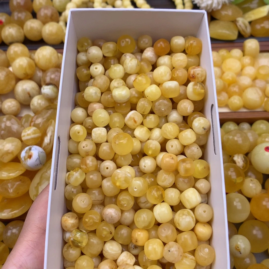 未镶嵌蜜蜡珠宝奇石10m随机发1