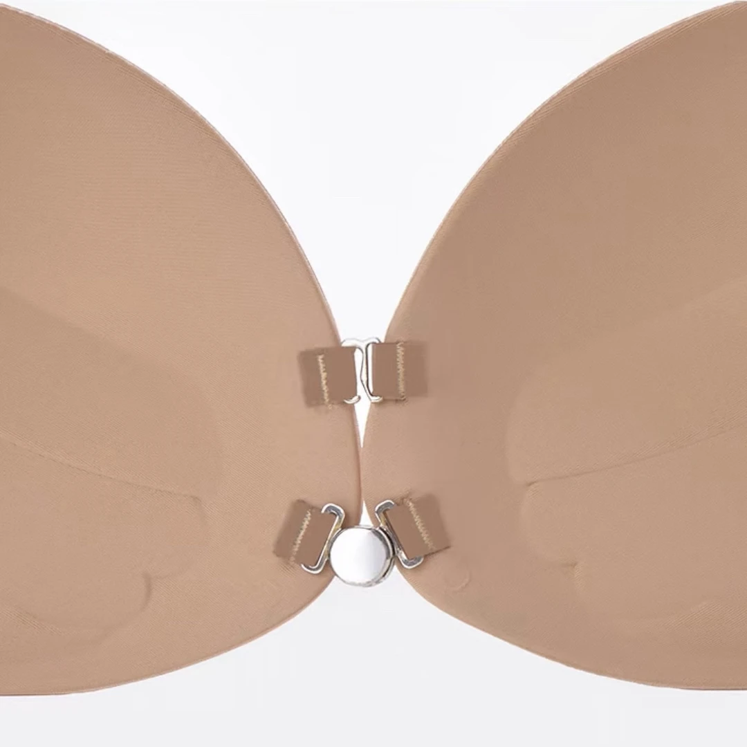 【卡戴珊系】5cm幼拉双扣原创半杯胸贴小胸聚拢自然显大婚纱吊带