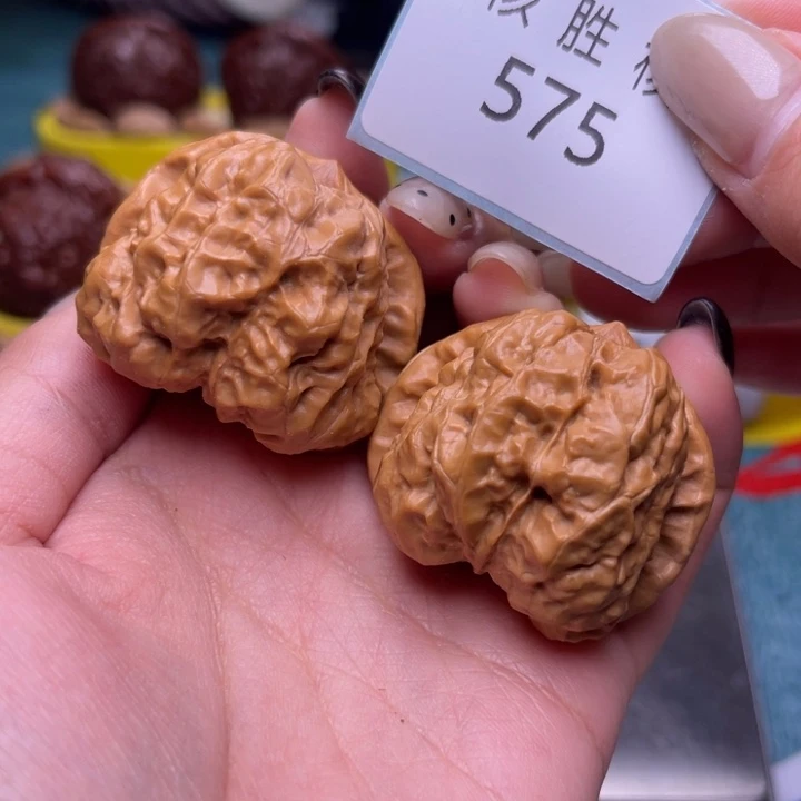 文玩核桃把件蛤蟆头39.575