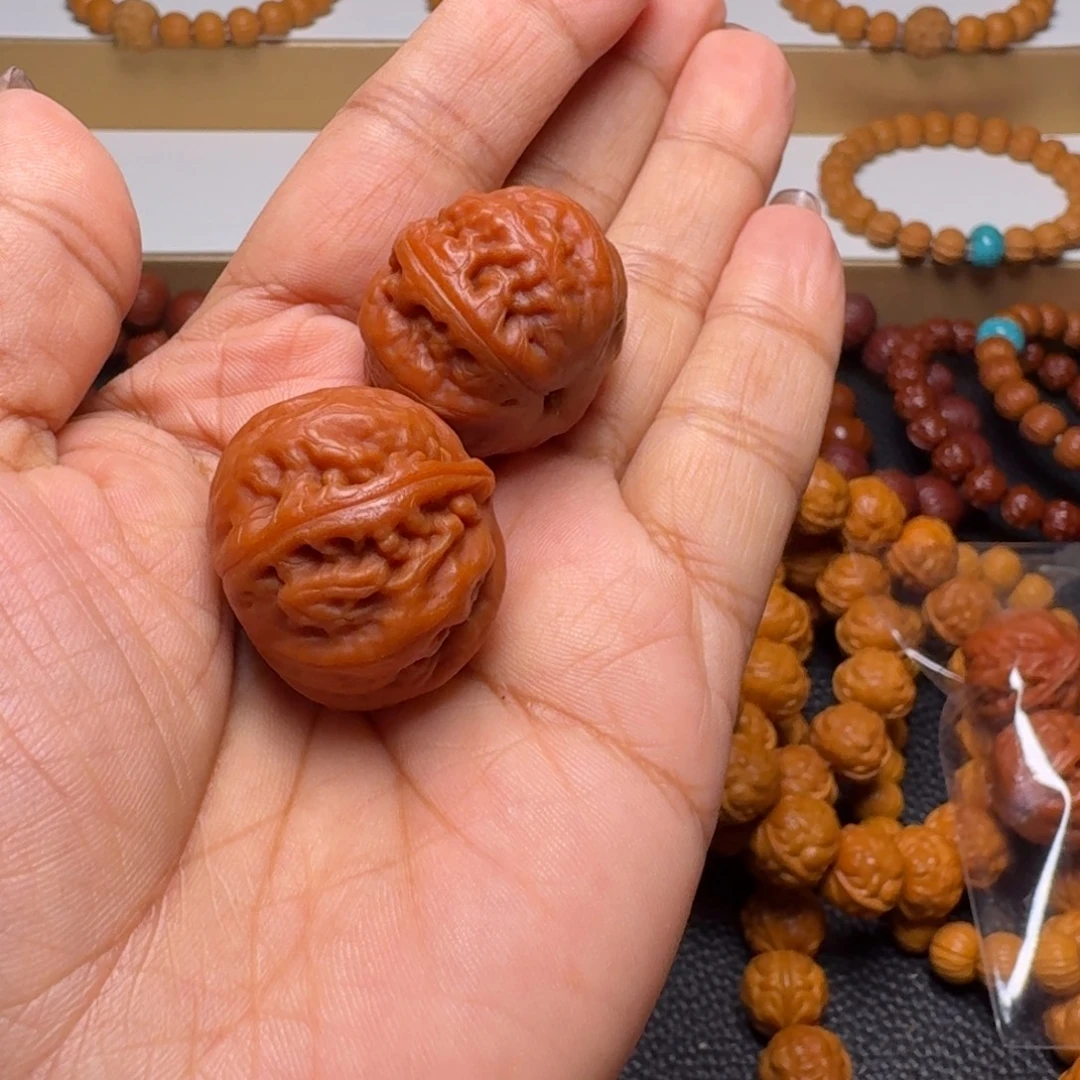 桃核吊坠手捻猴头