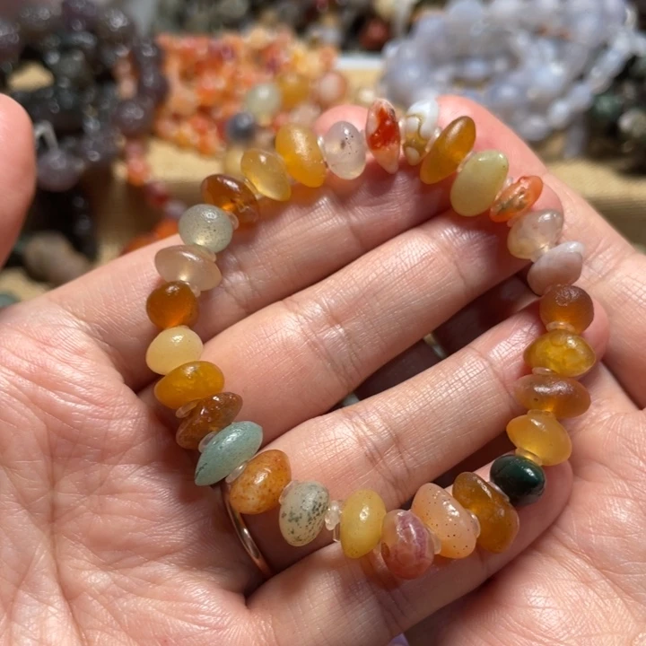 玛瑙/玉髓合金手链