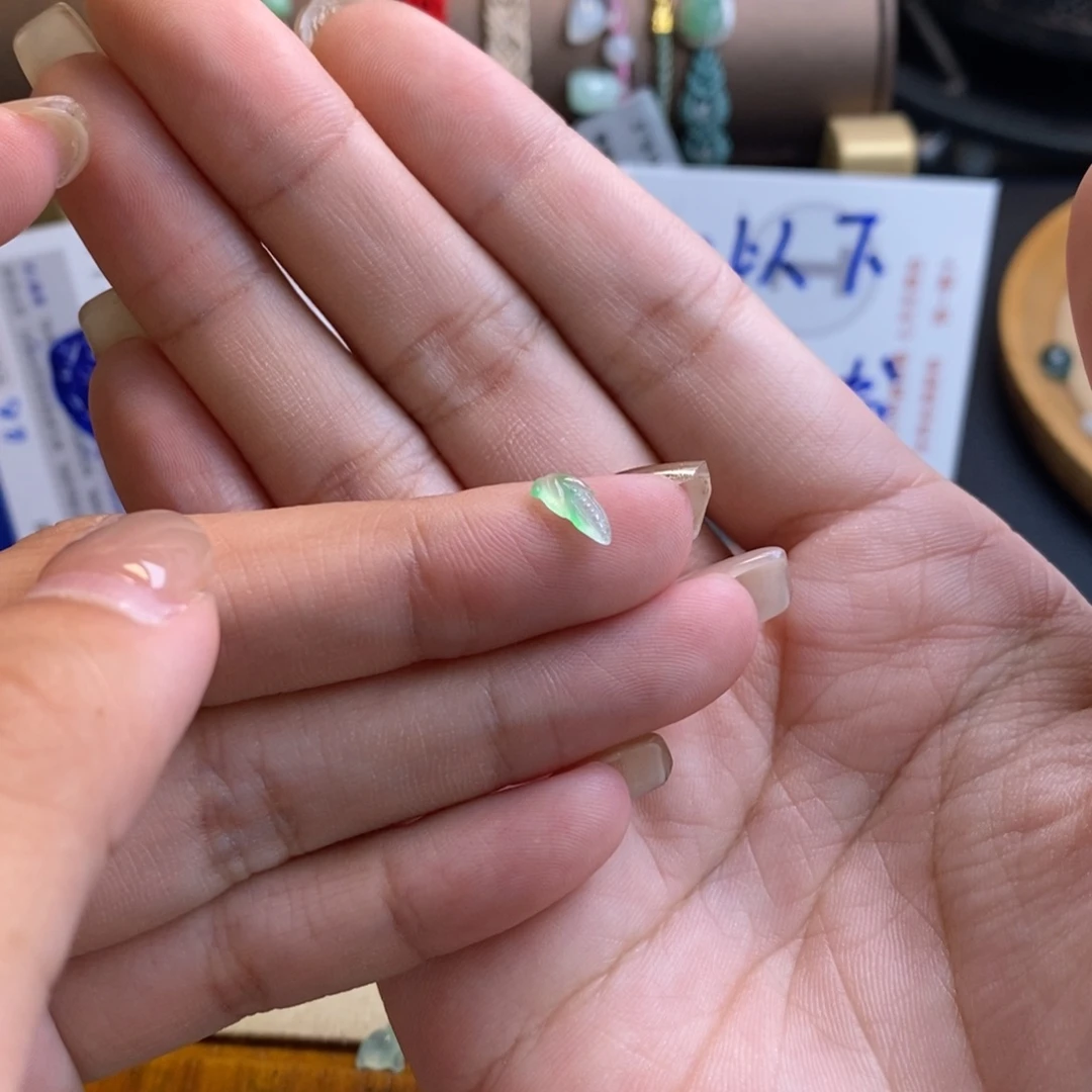 郑***好翡翠未镶嵌颈饰17848