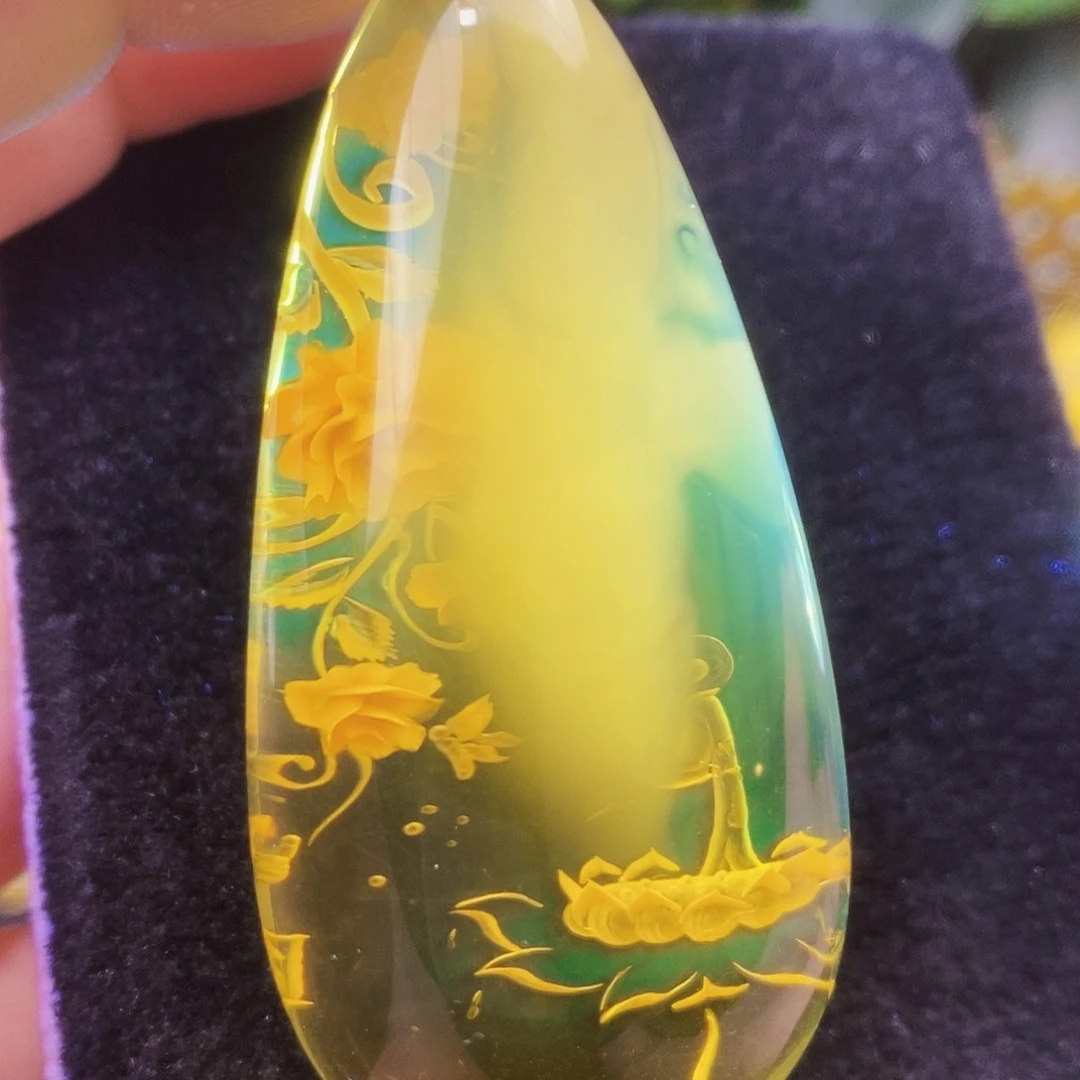 【闪购商品】金珀吊坠(不含链)未镶嵌