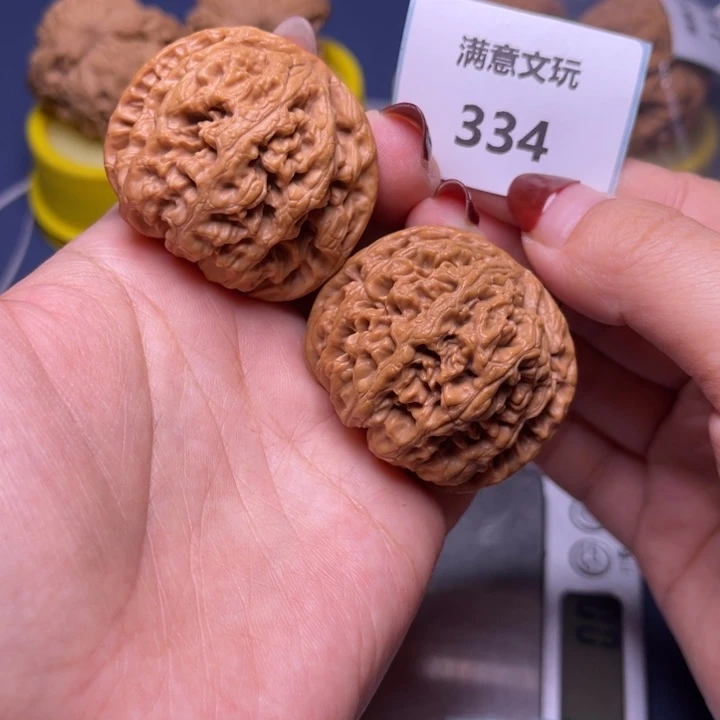 文玩核桃把件粗筋43.334