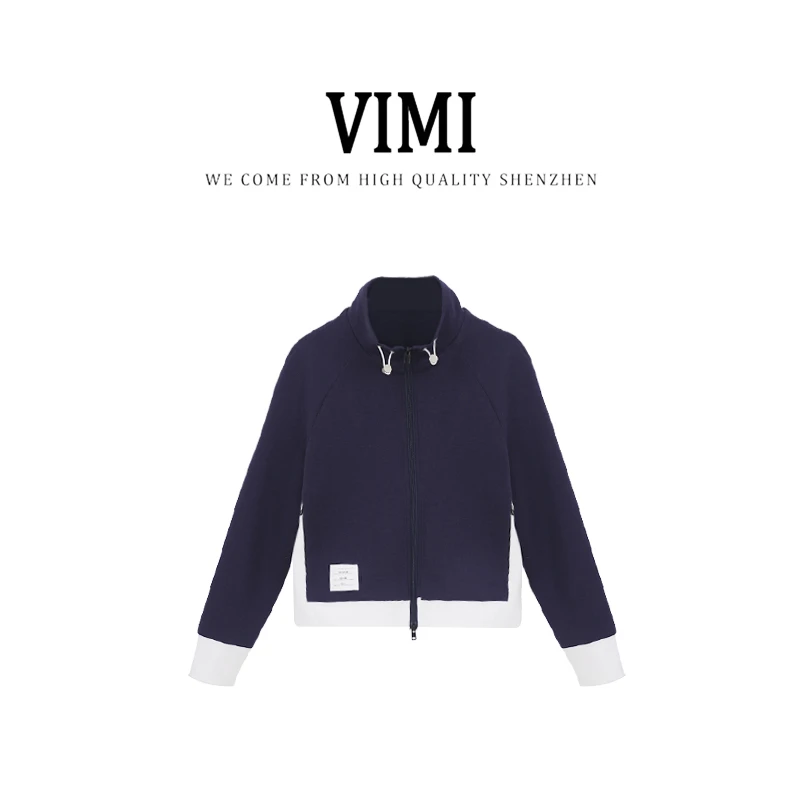 【英格兰早春】春季新款设计撞色拉链外套 2502WTZNS10882