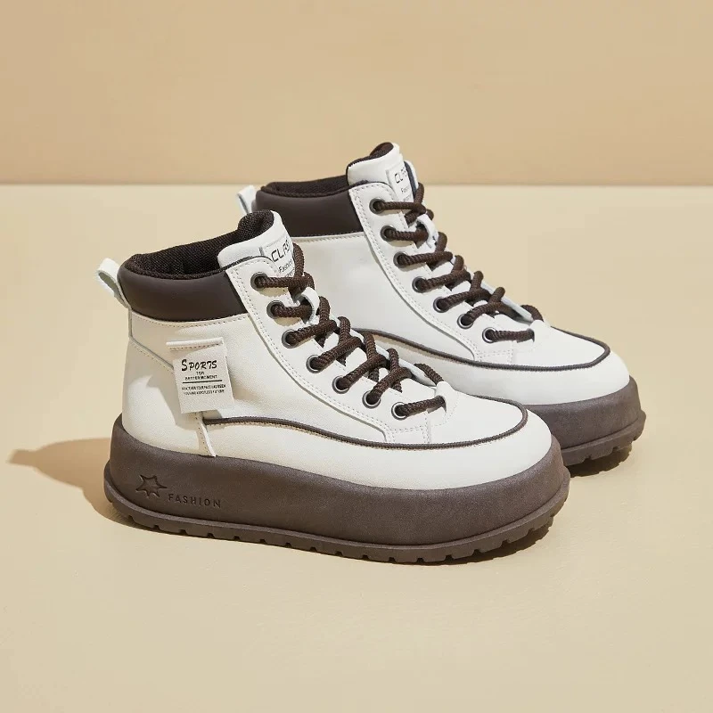 女生秋新款高帮休闲板鞋KT2806