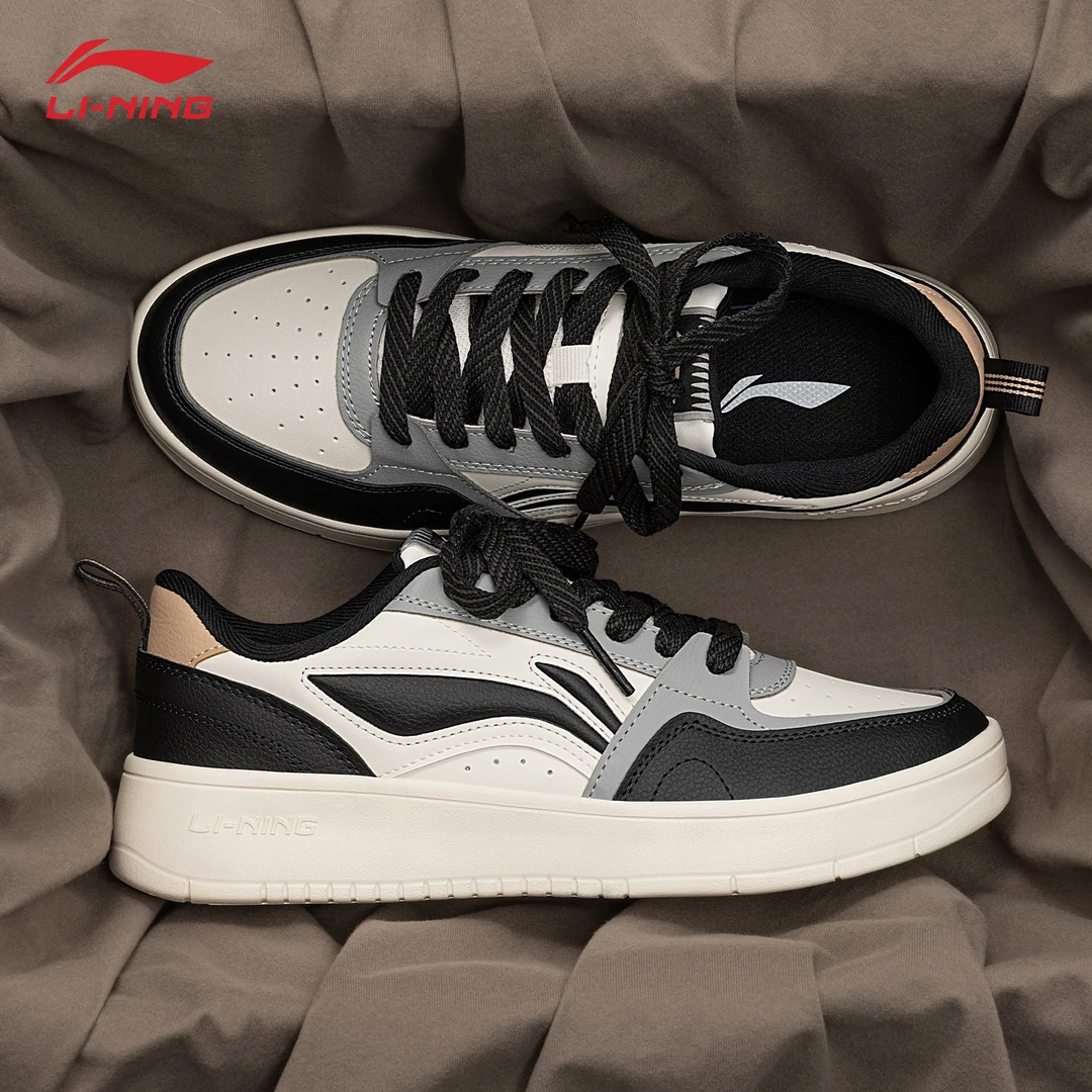 李宁元宝2男鞋板鞋2025春季官方正品低帮运动鞋百搭时尚休闲鞋子