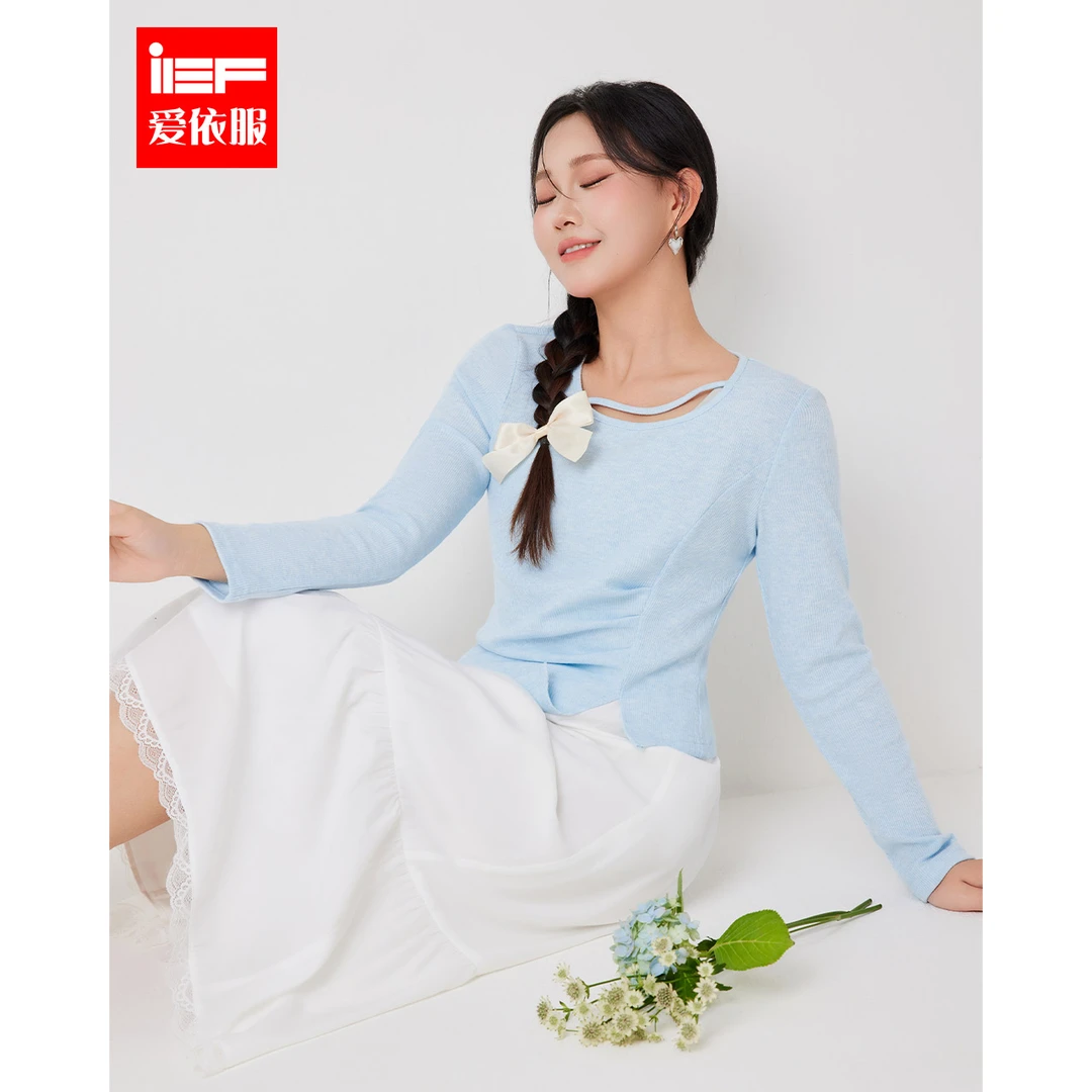 IEF/爱依服大码套装2025春季新款法式温柔小女人气质通勤上下套裙