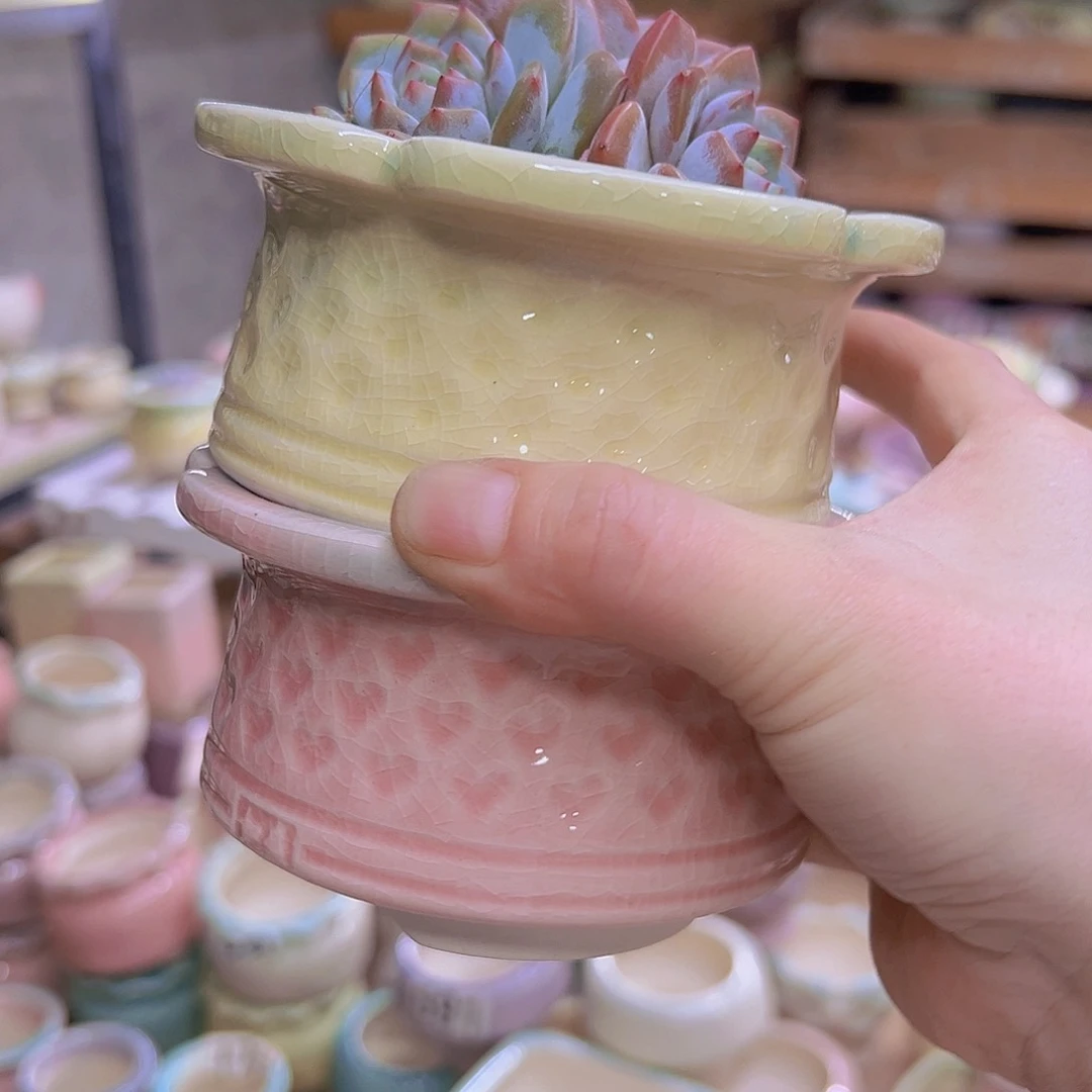 陶瓷花盆单场满12包邮