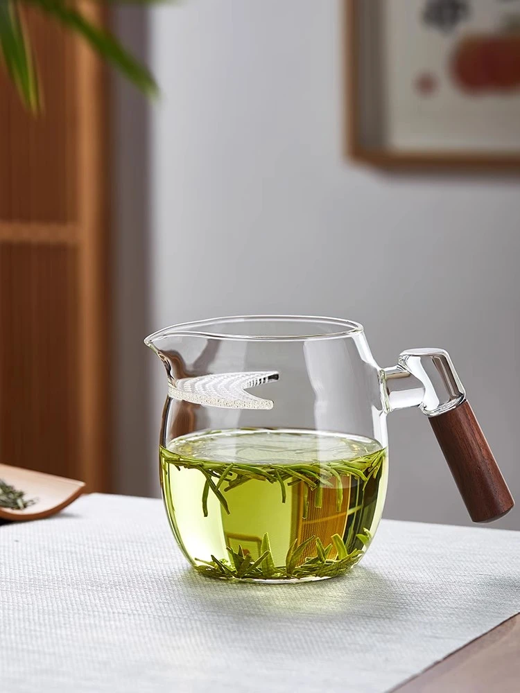 耐热玻璃公道杯家用茶水分离器茶具套装茶杯分茶器茶道配件茶具