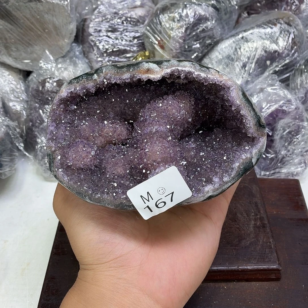 未镶嵌摆件紫晶水晶