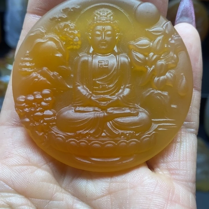 玛瑙/玉髓未镶嵌吊坠(不含链)佛