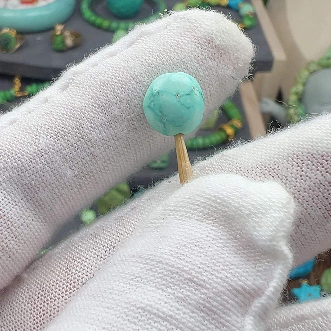 绿松石菜籽黄绿松石Z未镶嵌