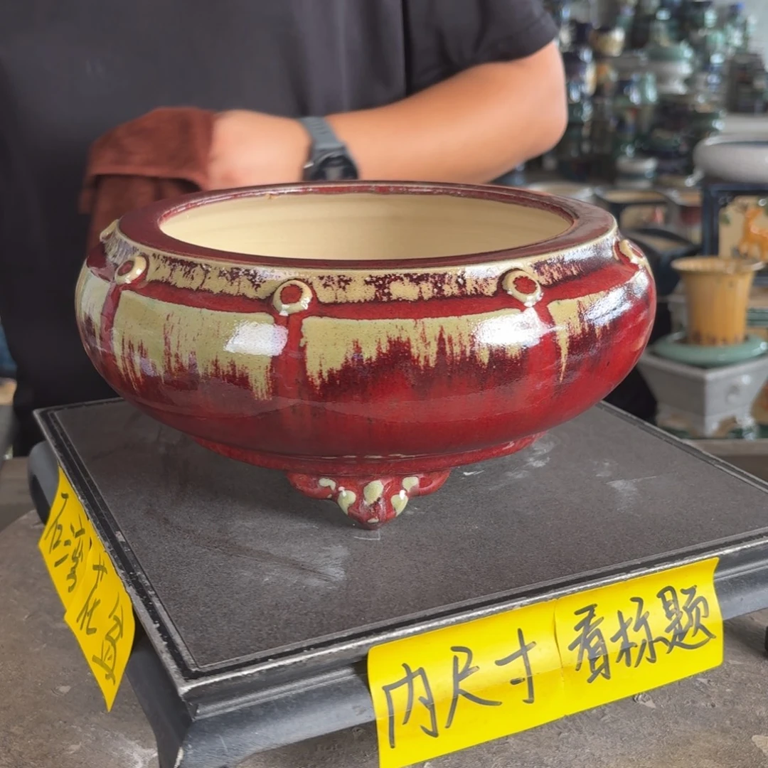 。一风堂石湾花盆 内19*8