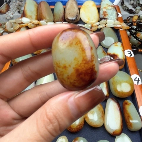 和田玉颈饰未镶嵌用****6