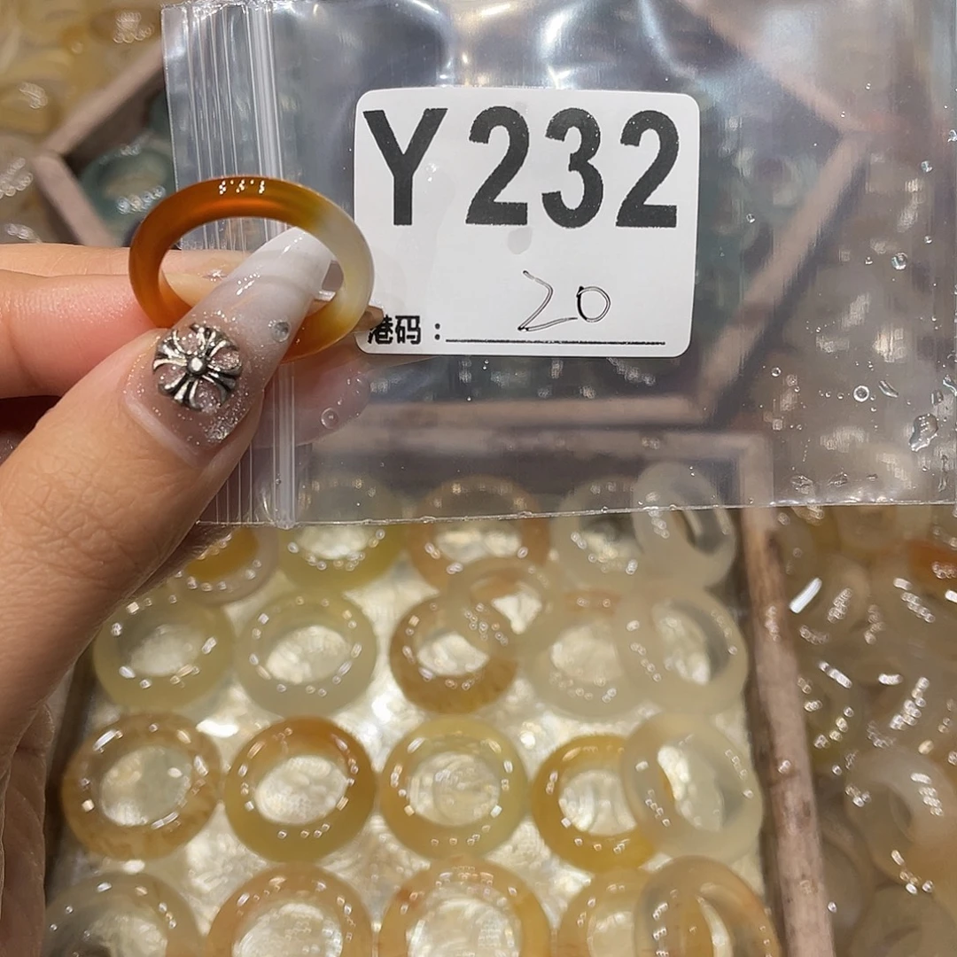 玛瑙/玉髓未镶嵌戒指232