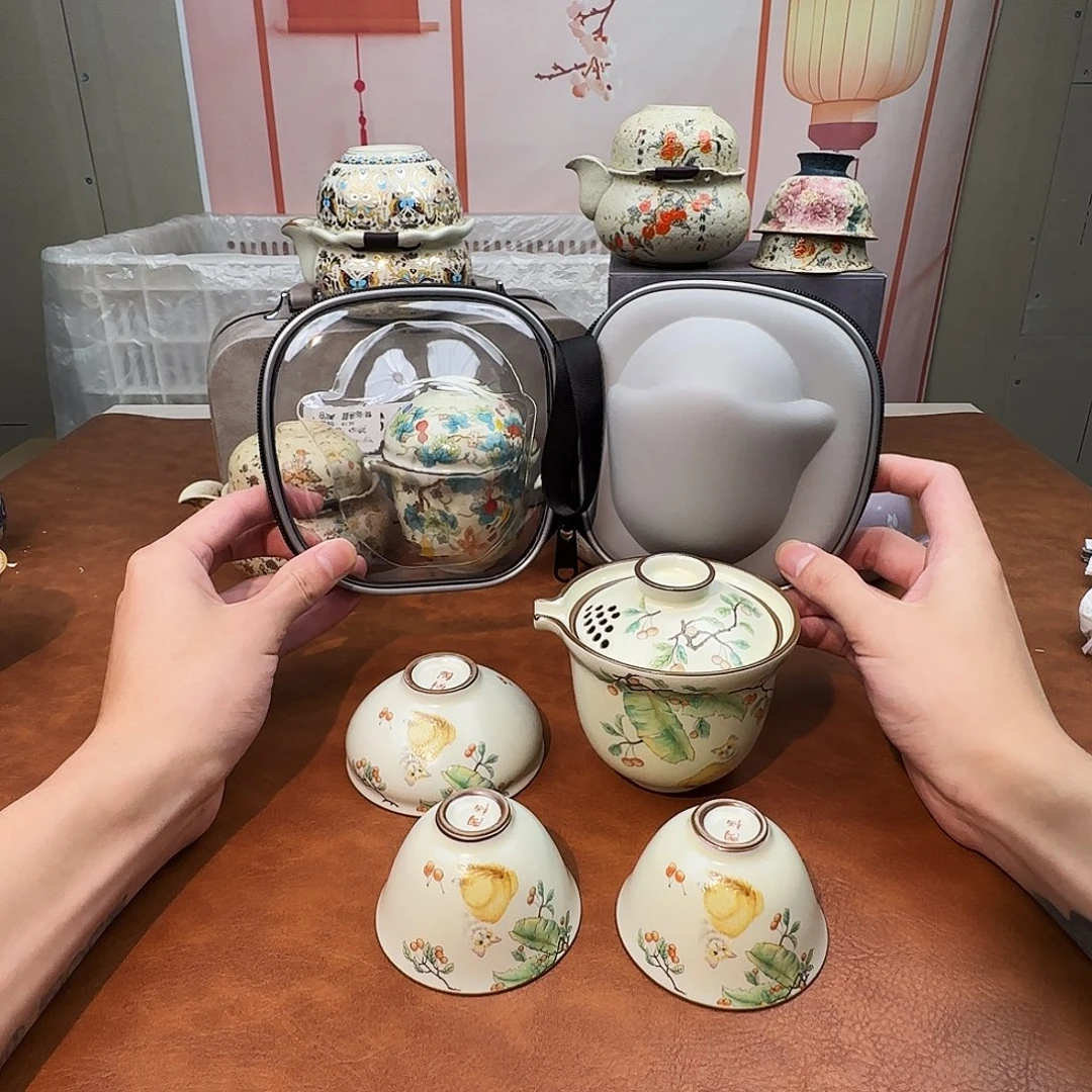 颜瓷闪购商品链接陶栖猫咪套装