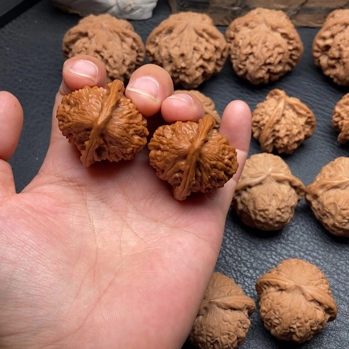 把件文玩核桃大红袍35