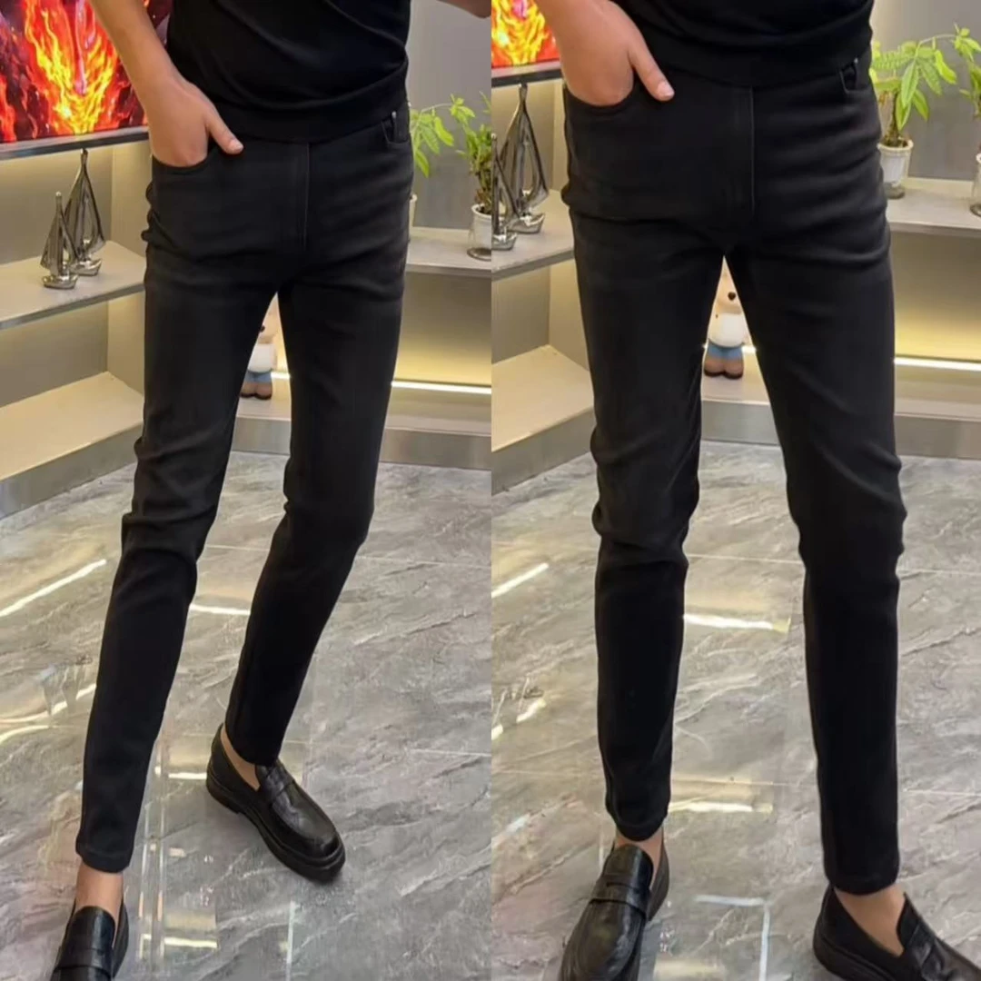 2025【现货速发】男士牛仔裤时尚百搭修身潮流弹力秋冬高品质