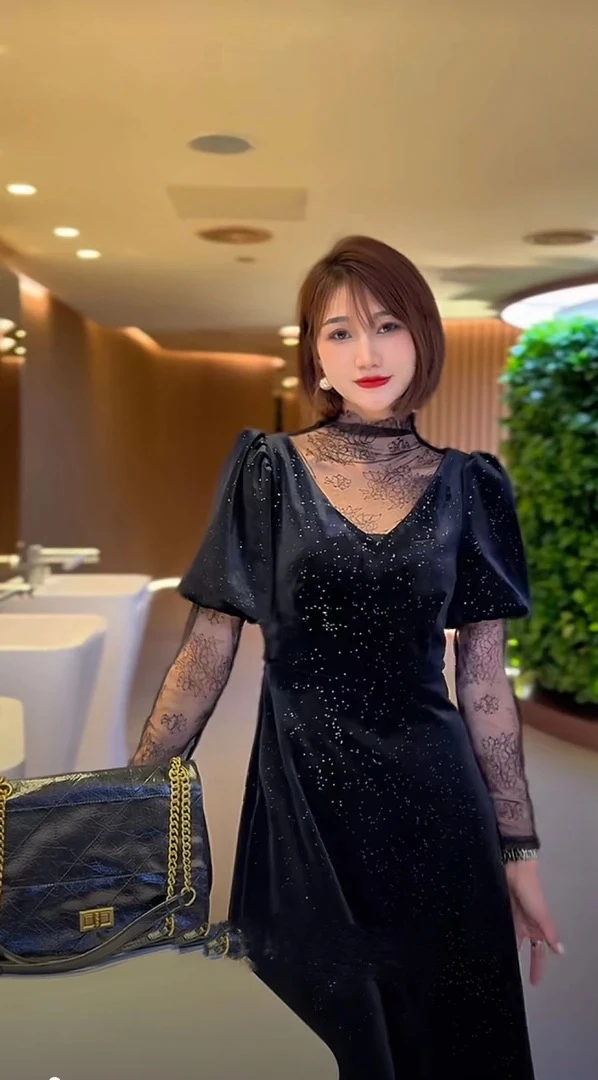 珍珍新品百搭连衣裙6682