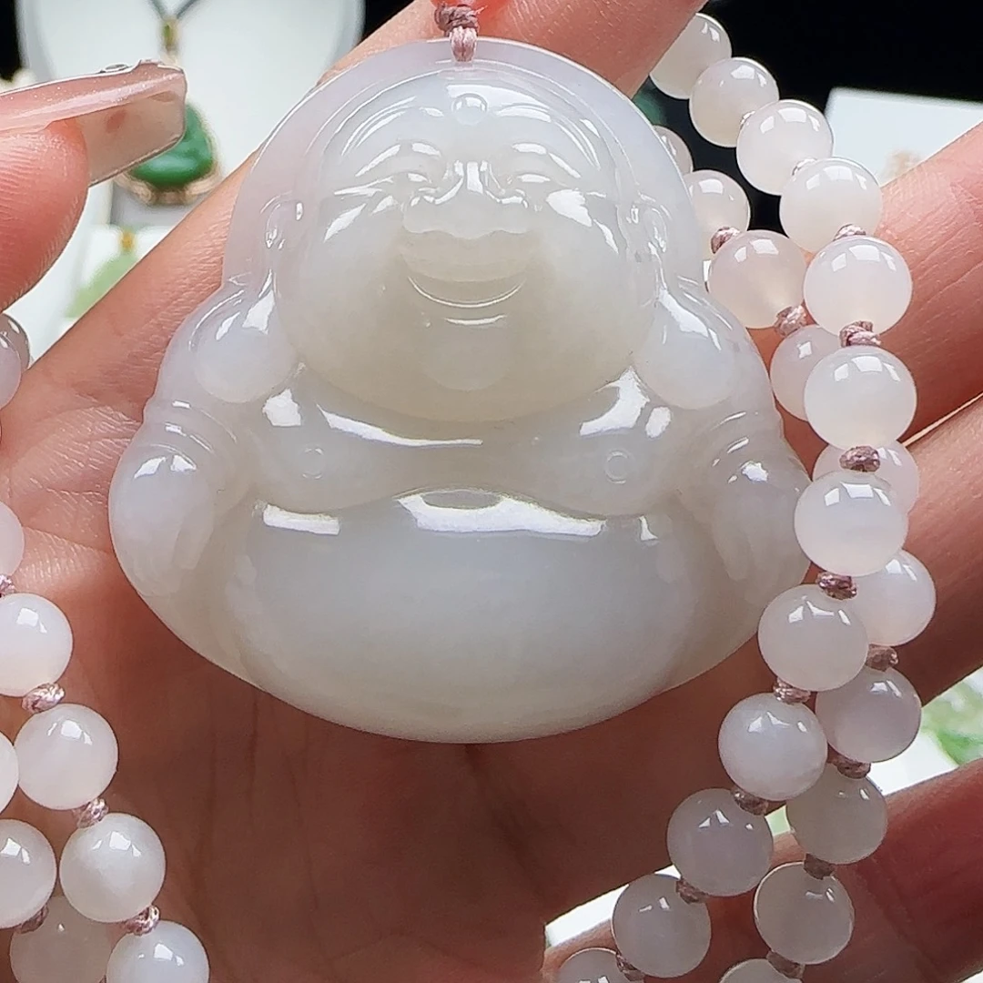 和田玉未镶嵌颈饰45