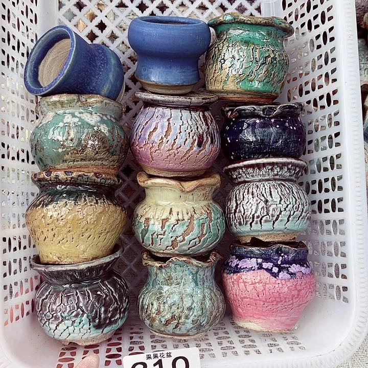 陶瓷多肉花盆摆件310