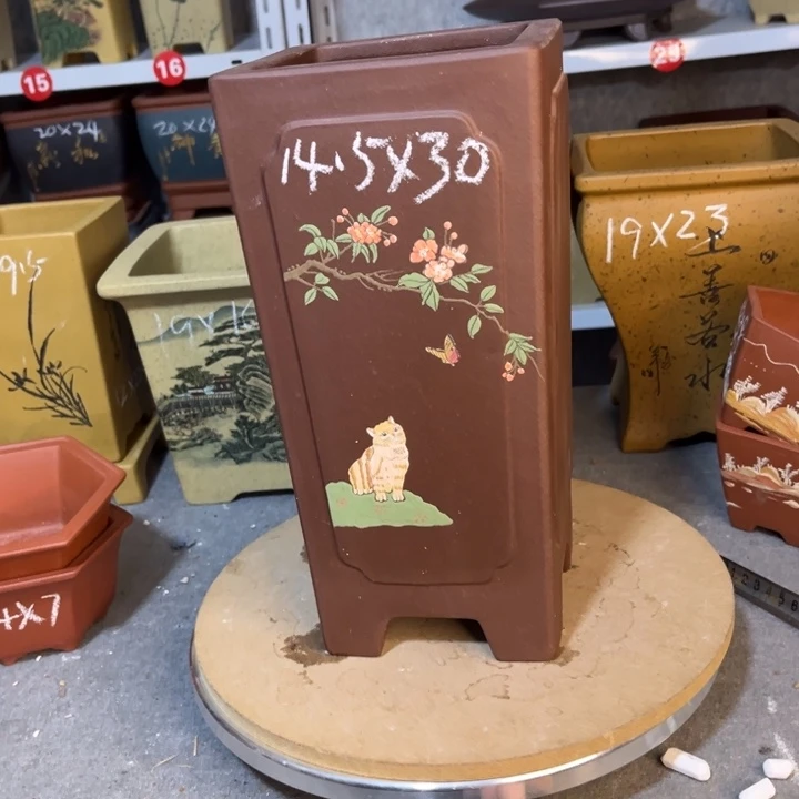 紫砂花盆紫砂花盆