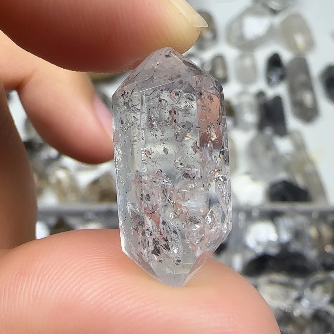 S***猫水晶珠宝半成品未镶嵌二猫