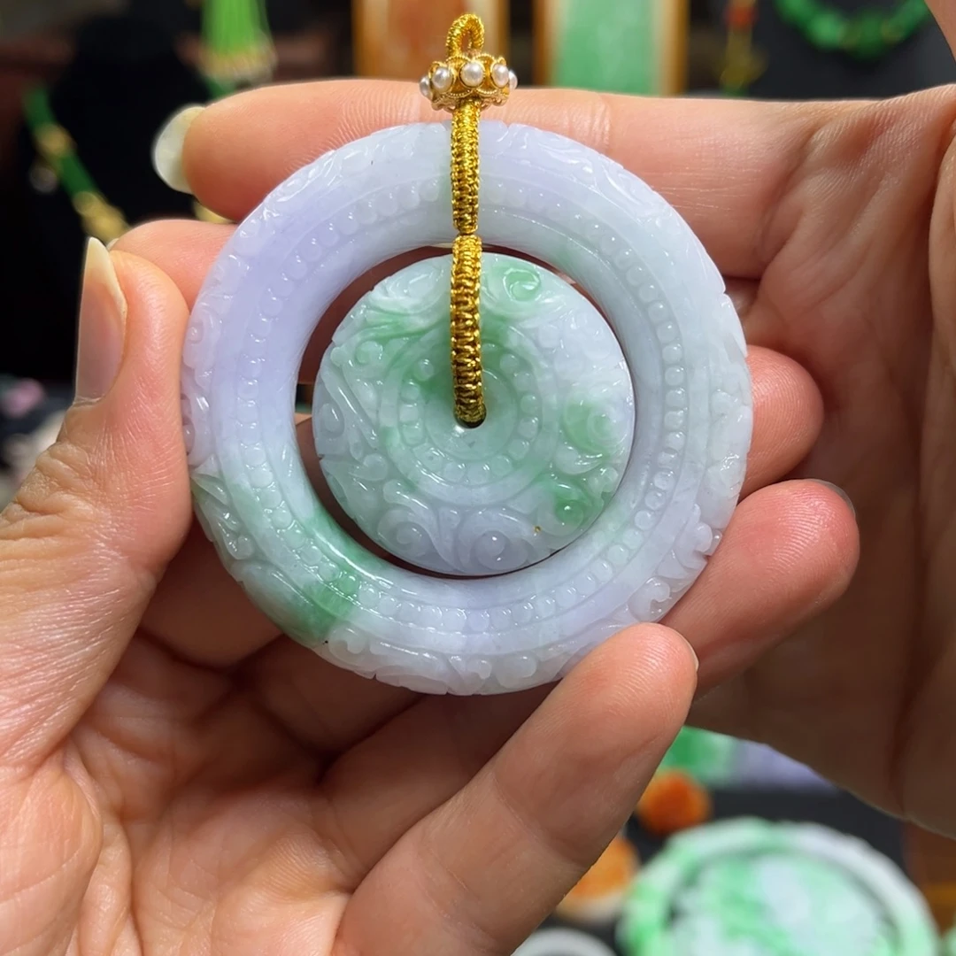 翡翠未镶嵌颈饰天然翡翠