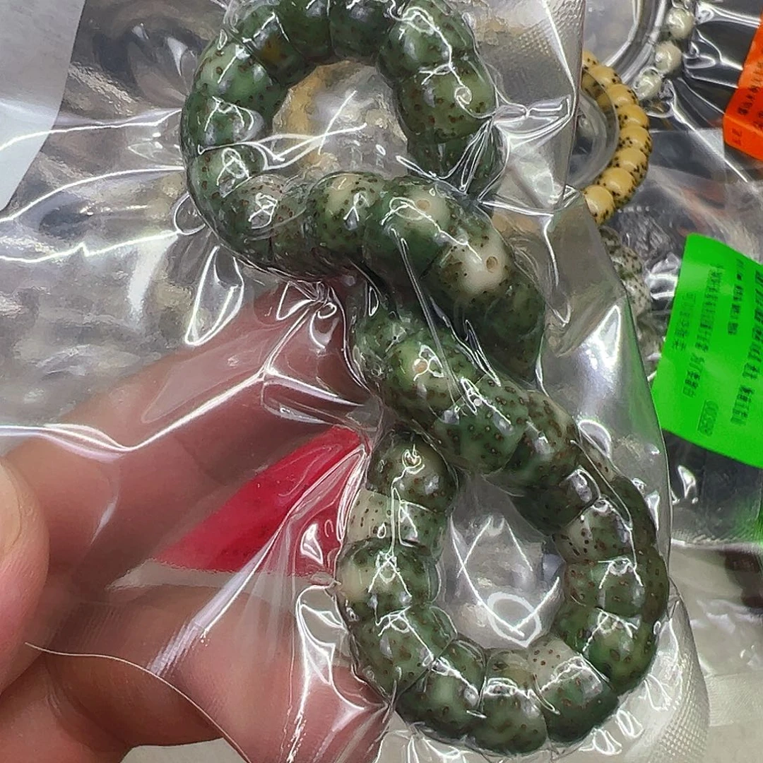 手串星月菩提54绿星月菩提单圈大肠1.0