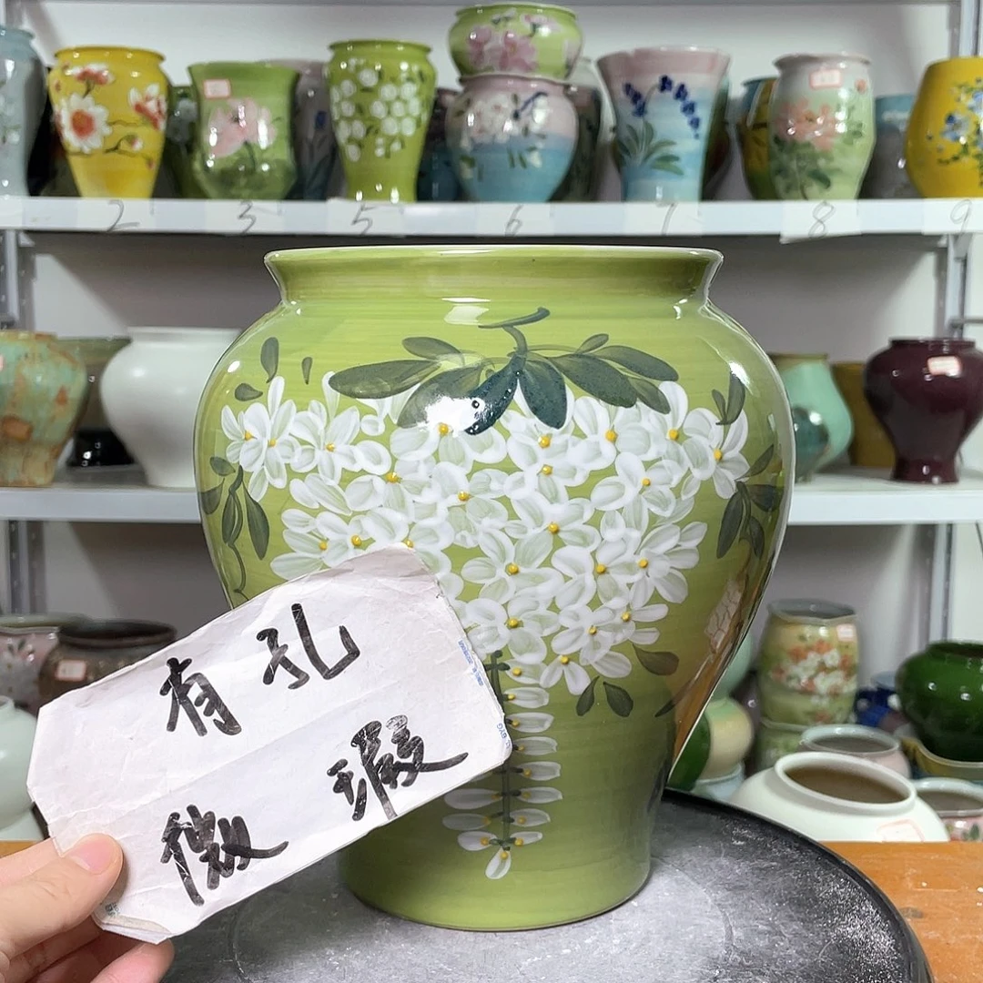 景德镇陶瓷花盆花器暇256