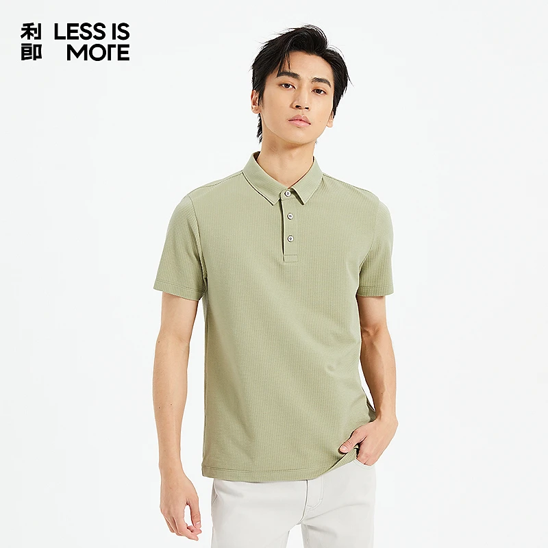 利郎 [商场同款] 新款高档短袖户外夏季简约透气男商务运动Polo衫