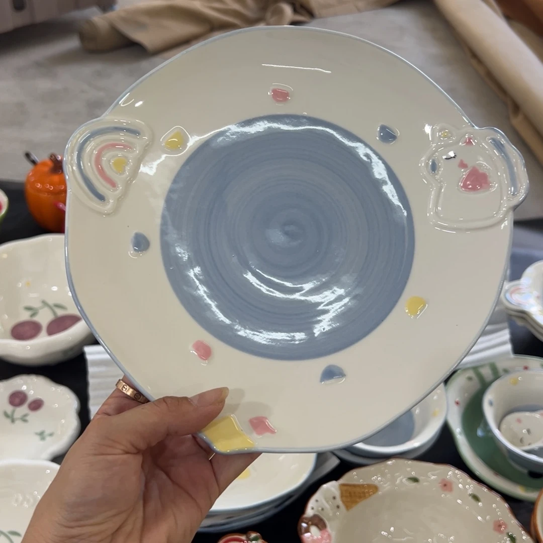 摆件高温陶瓷釉下彩正品！