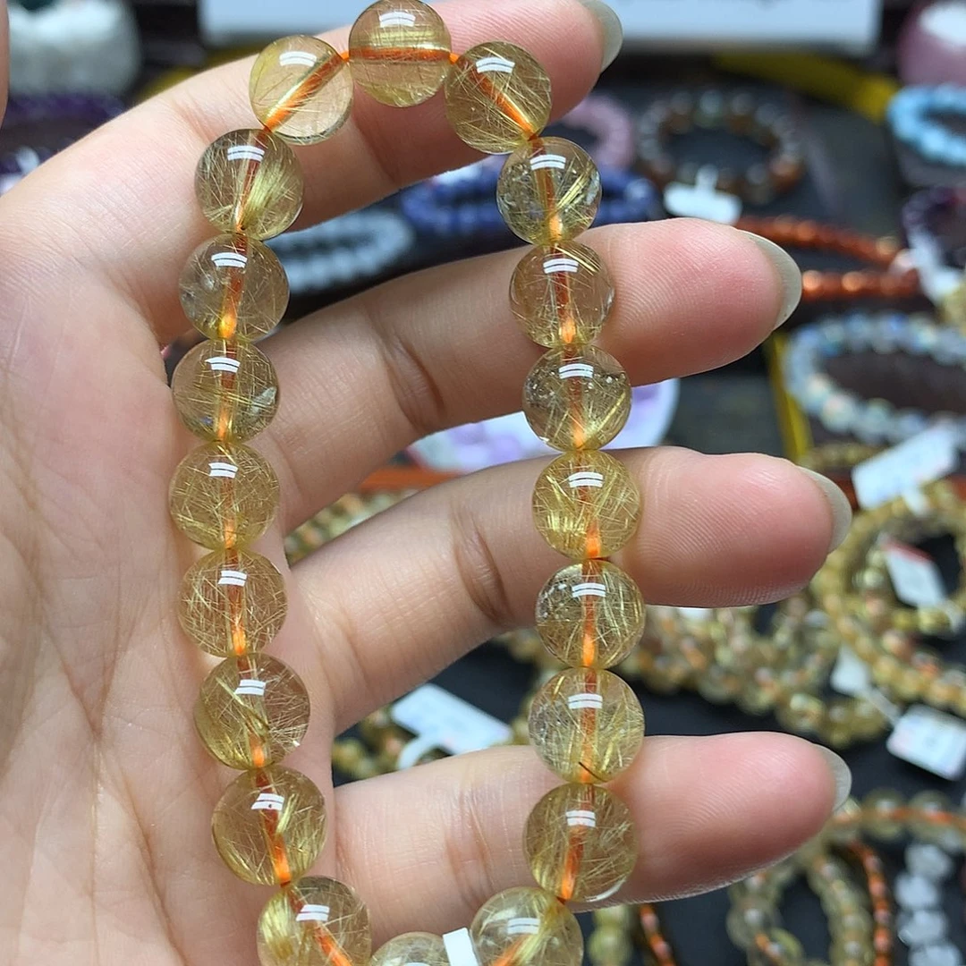 水晶未镶嵌手链手链