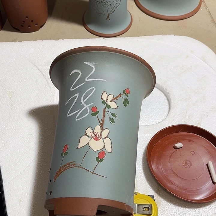 紫砂花盆紫砂兰花盆