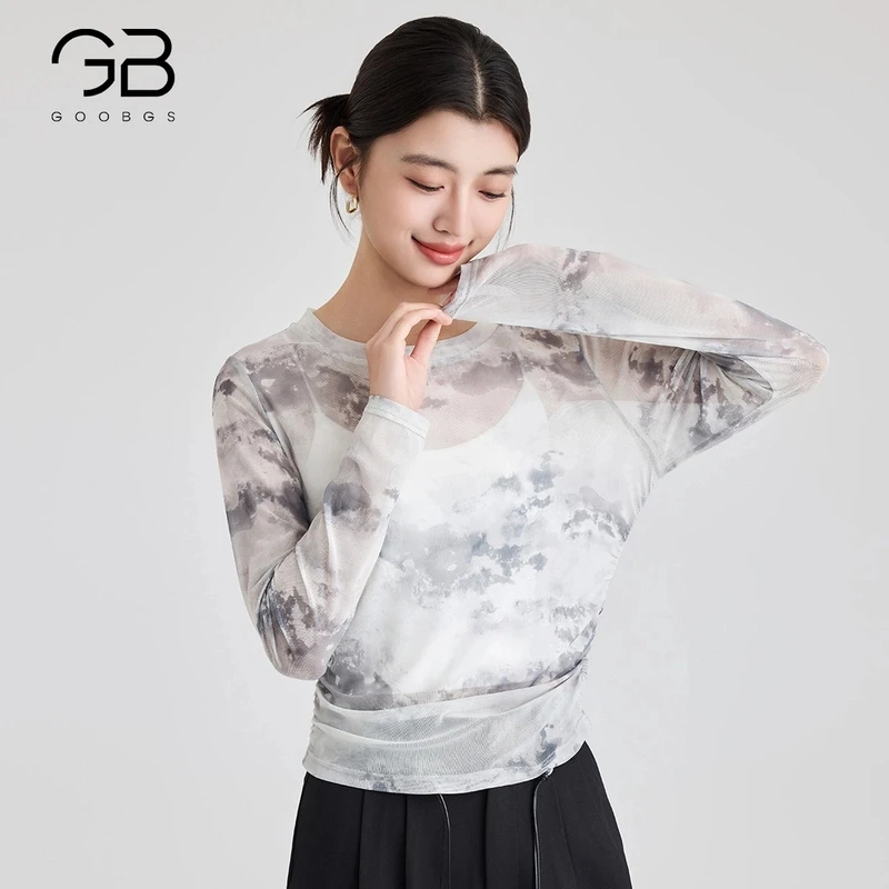 【丽姐甄选】谷邦GOOBGS 长袖T恤女 G5133061-6