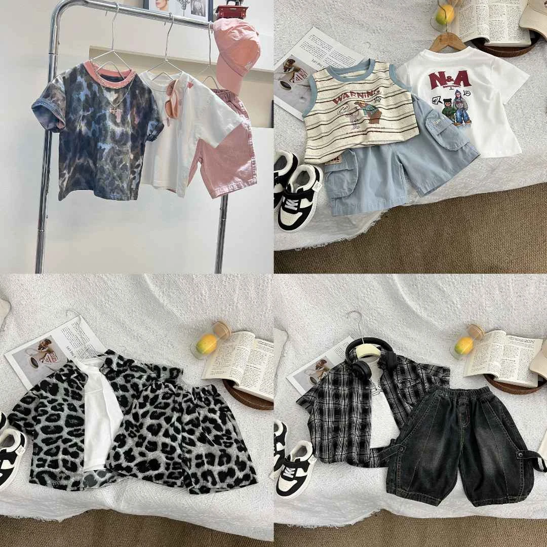 【初好单件夏款C801】2025夏季新款儿童休闲百搭时尚套装韩系风格