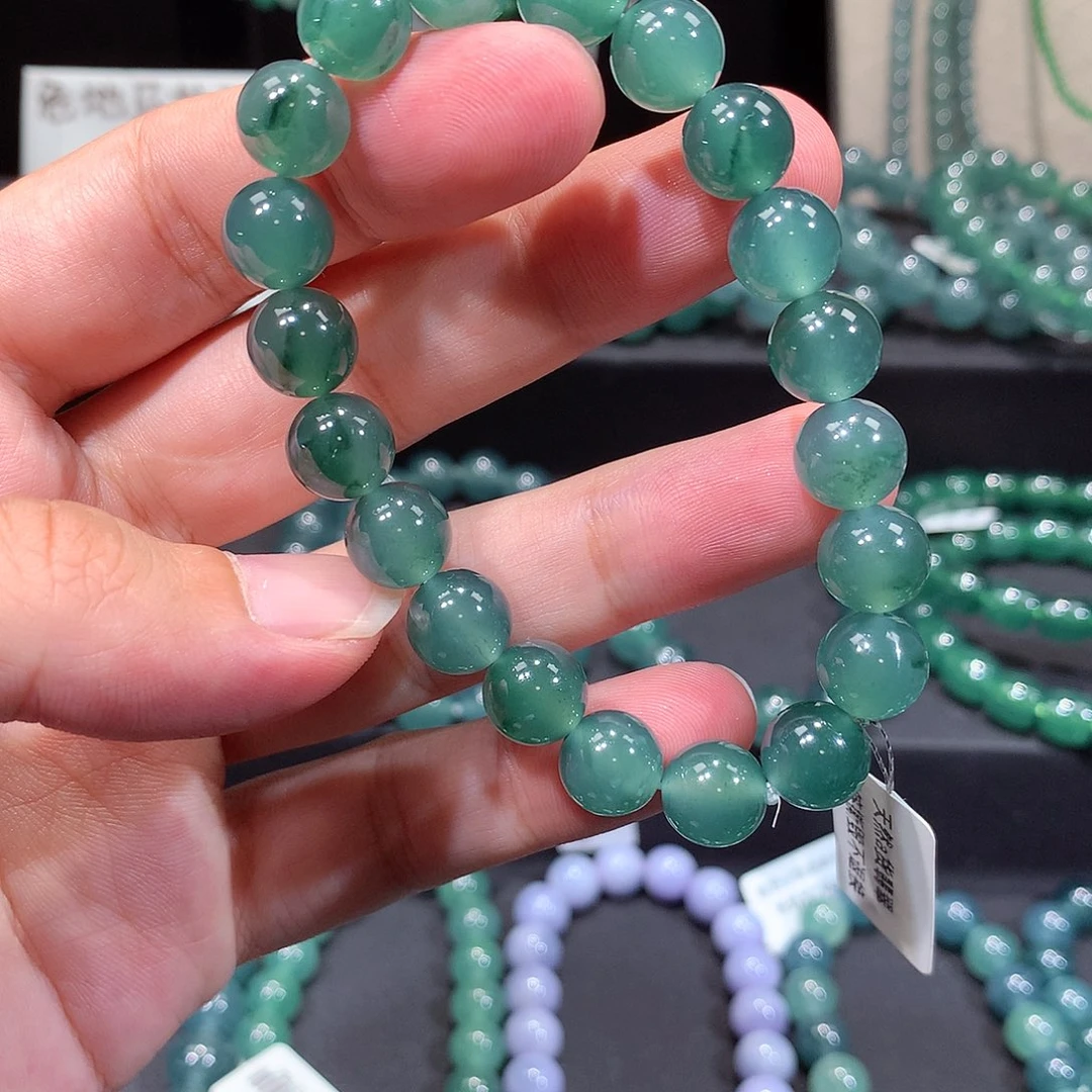 未镶嵌手链翡翠天然a货翡翠手串10