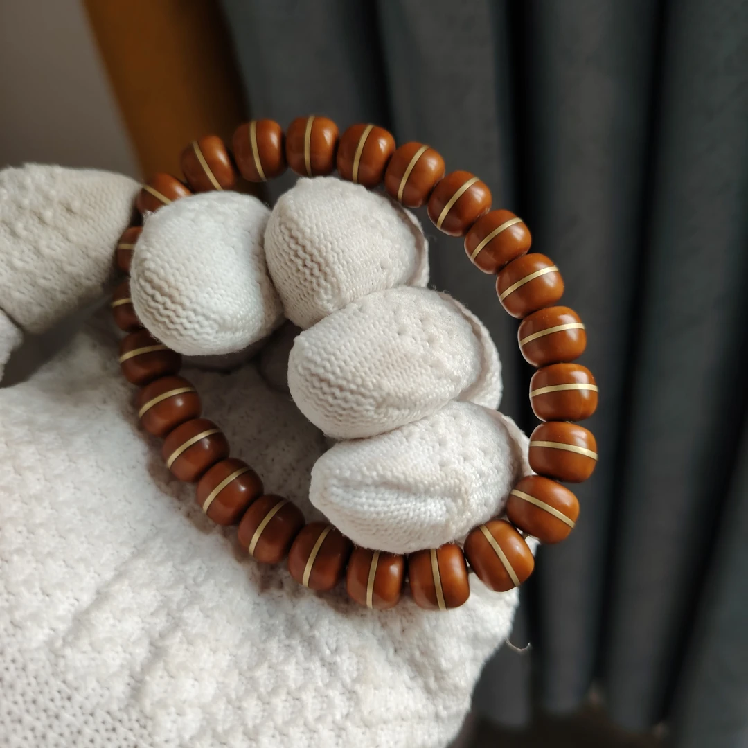 猴头龙岩老型实心铜腰带，襄钳铜管