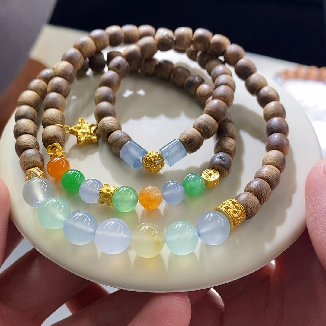 颈饰未镶嵌翡翠三圈