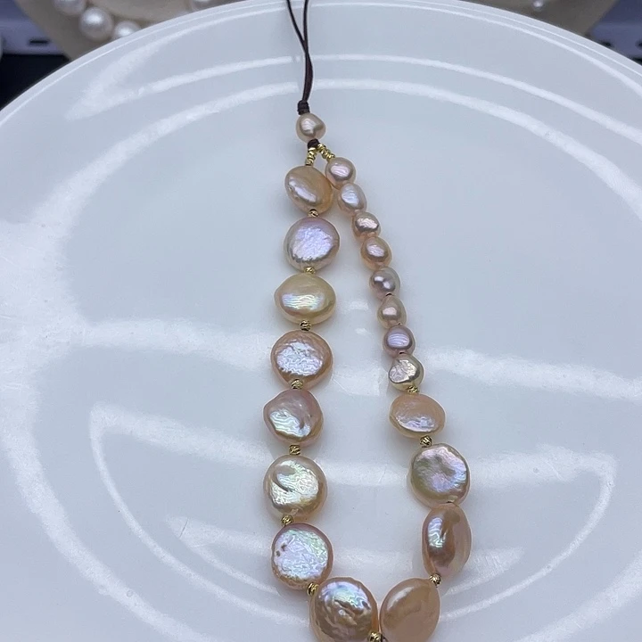 淡水珍珠银S925镶嵌颈饰