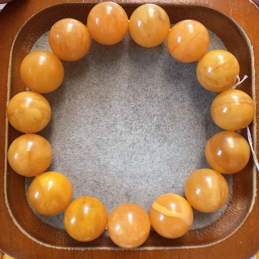 未镶嵌蜜蜡手串蜜蜡手串